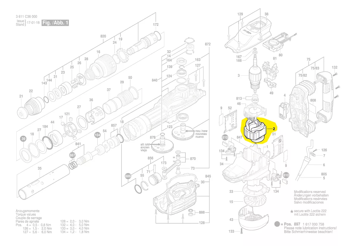 Stator réf. 1 604 220 52F BOSCH